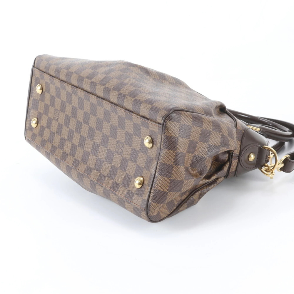 LOUIS VUITTON Brown Damier Leather Shoulder Bag - Picture 5 of 11